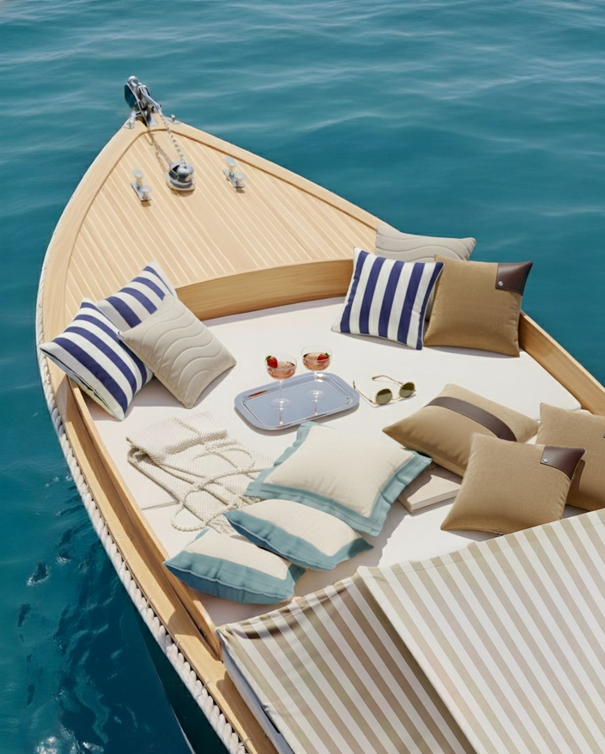 Upholstery built for salt, sun, and spray.