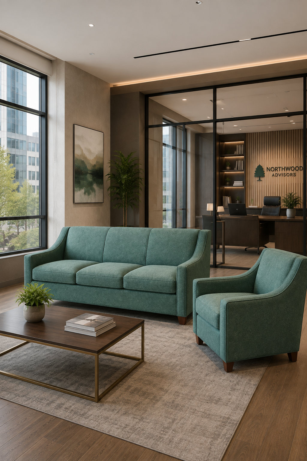 The first thing a client sits on says something.